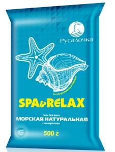 Соли для ванны Spa&Relax морская натуральная 500 г