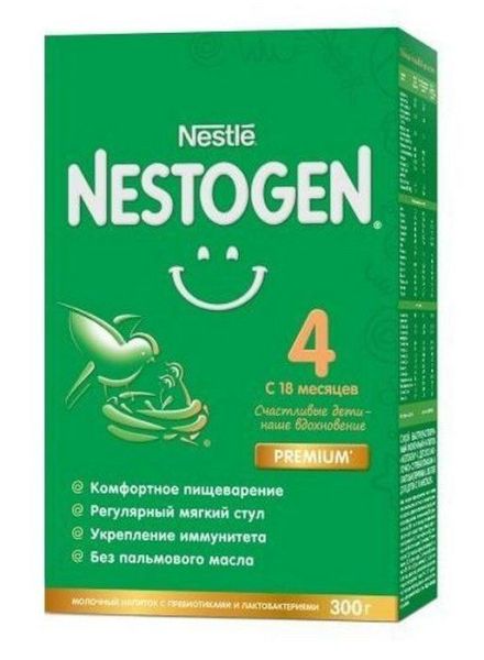Изображение товара Смесь Нестожен 4 Premium с пребиотиками, 300г Смесь Нестожен 4 Premium с пребиотиками, 300г фотография