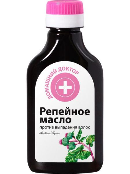 Изображение товара Домашний доктор Масло репейное против выпадения волос 100мл Домашний доктор Масло репейное против выпадения волос 100мл фотография