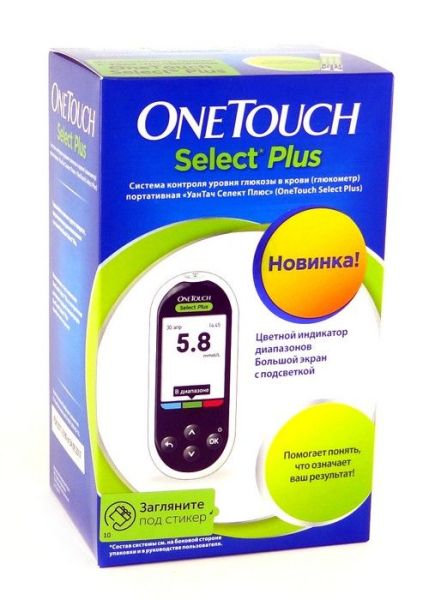 Изображение товара Глюкометр one touch select plus Глюкометр one touch select plus фотография