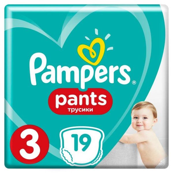 Подгузники-трусики Памперс Pants для мальчиков и девочек Midi 6-11кг №19 фотография