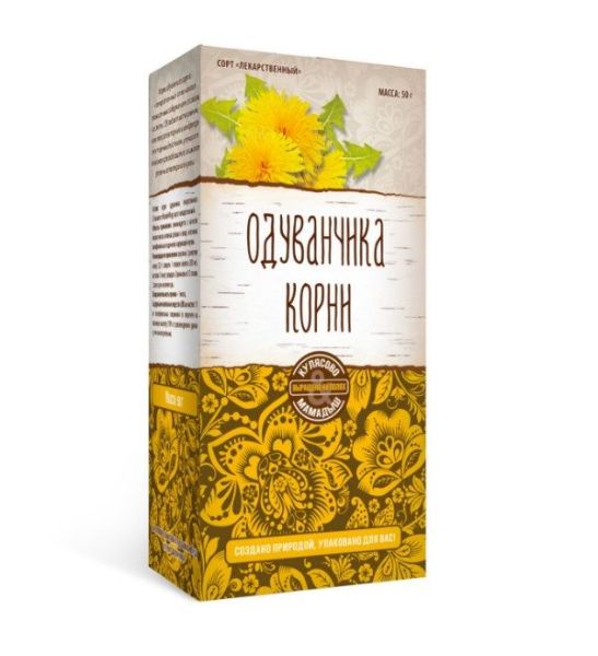 Одуванчика корни сорт лекарственный Парафарм 50г фотография