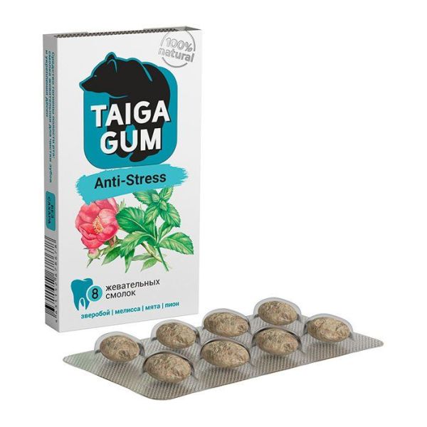 Изображение товара Смолка жевательная Taiga Gum анти-стресс Алтайский Нектар 8шт Смолка жевательная Taiga Gum анти-стресс Алтайский Нектар 8шт фотография