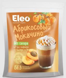 Кофе абрикосовый Мокачино без сахара Eleo 150г